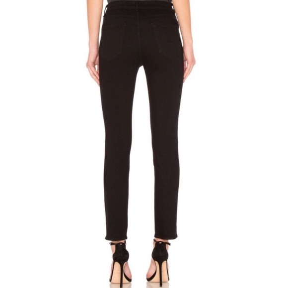 Rag & Bone High Waist Cigarette Leg Coal Jeans - Picture 8 of 8